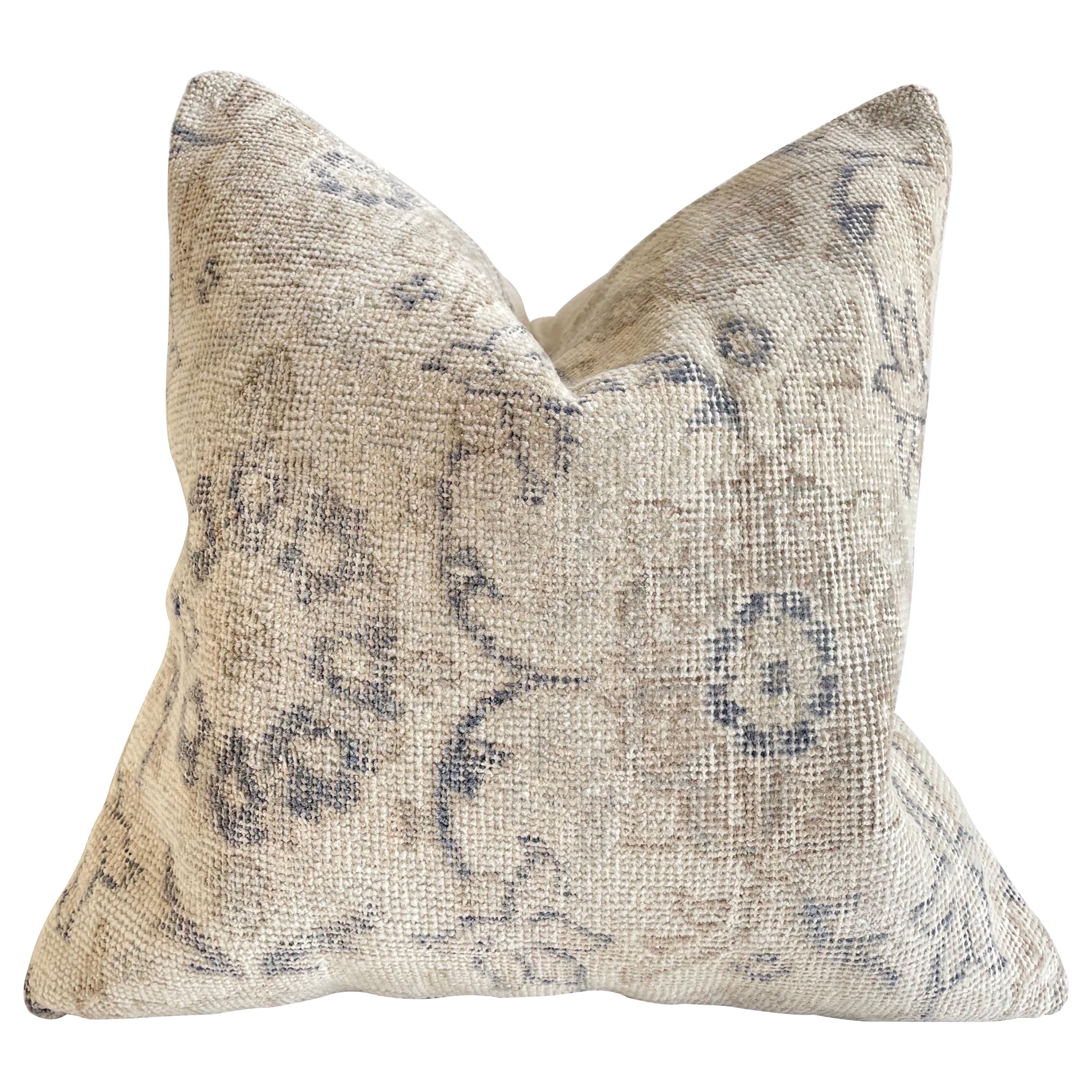Pair of Vintage Burberry Wool Pillows by Mary Jane McCarty at 1stDibs
