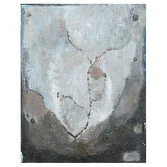 Yvette Dubois Habasque Quadro astratto cubista francese