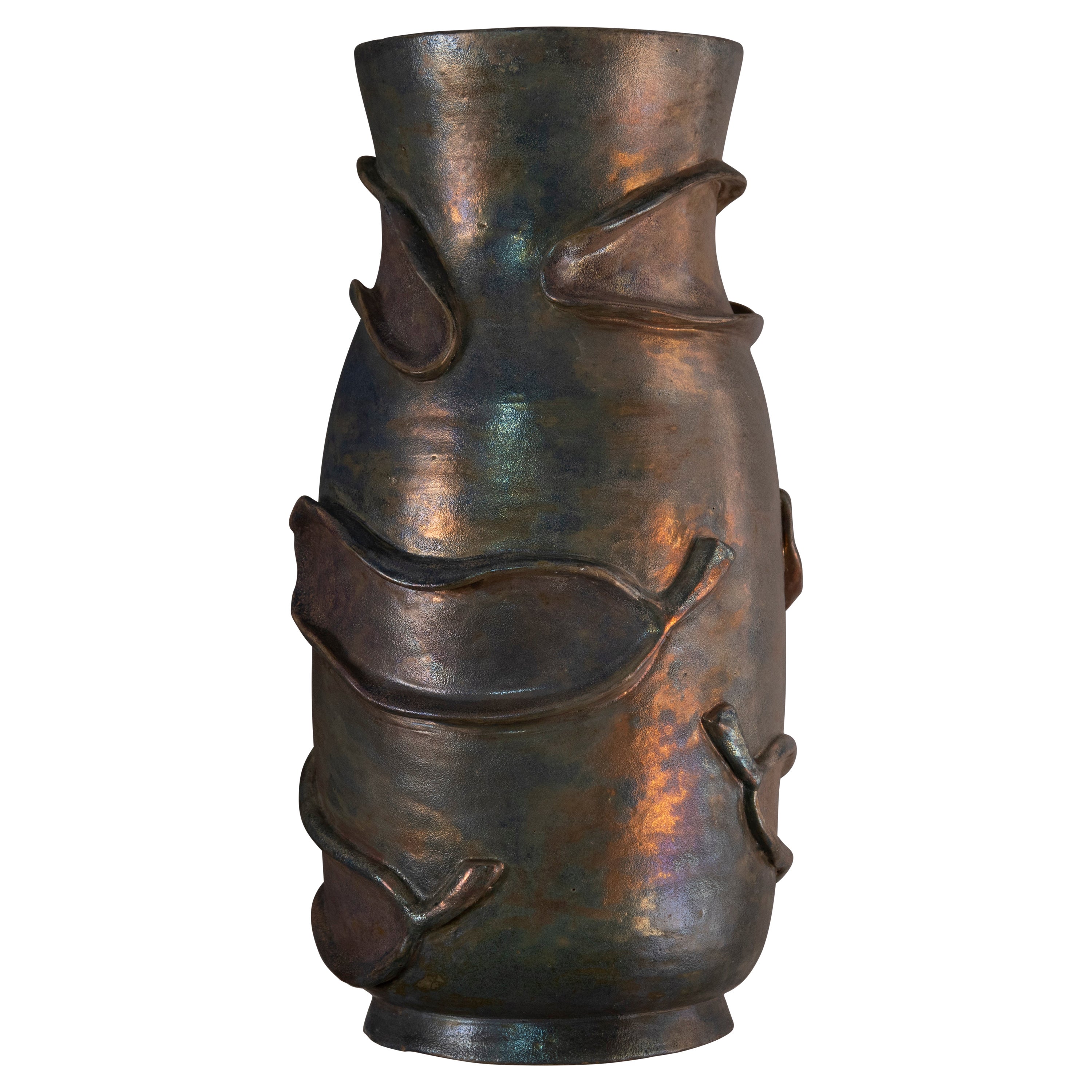 18th Century Italian Terracotta Chinoiserie Vase, circa 1770 at 1stDibs