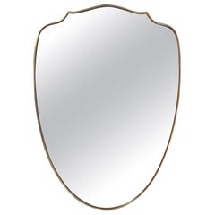 Mid-Century Modern Wall Mirror in the Manner of Gio Ponti