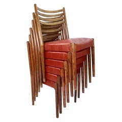 Set of six Palle Suenson dining chairs Aarhus Oliefabrik 1938-1942
