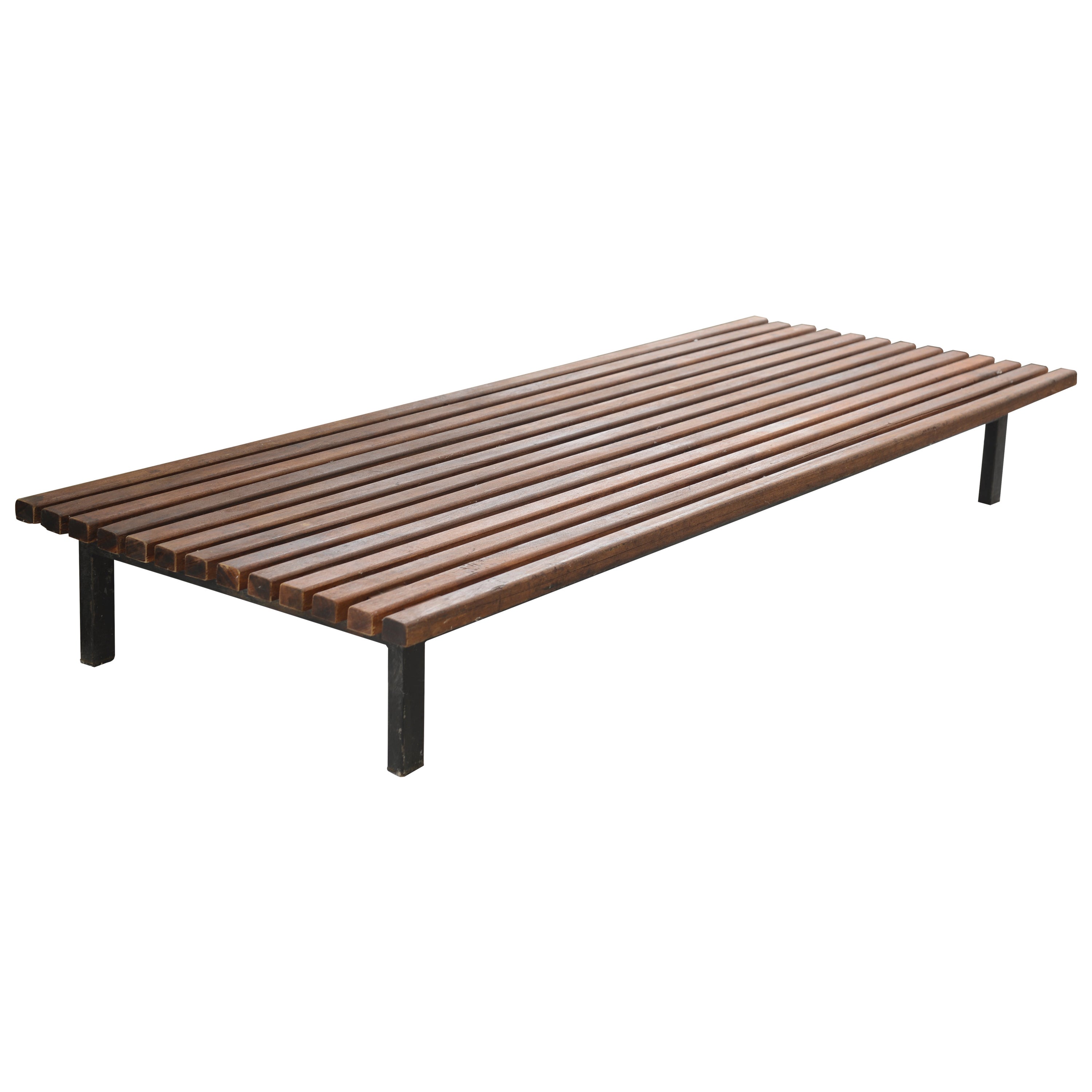 Charlotte Perriand Cansado Bench / Authentic Mid-Century Modern Paris, 1958 For Sale