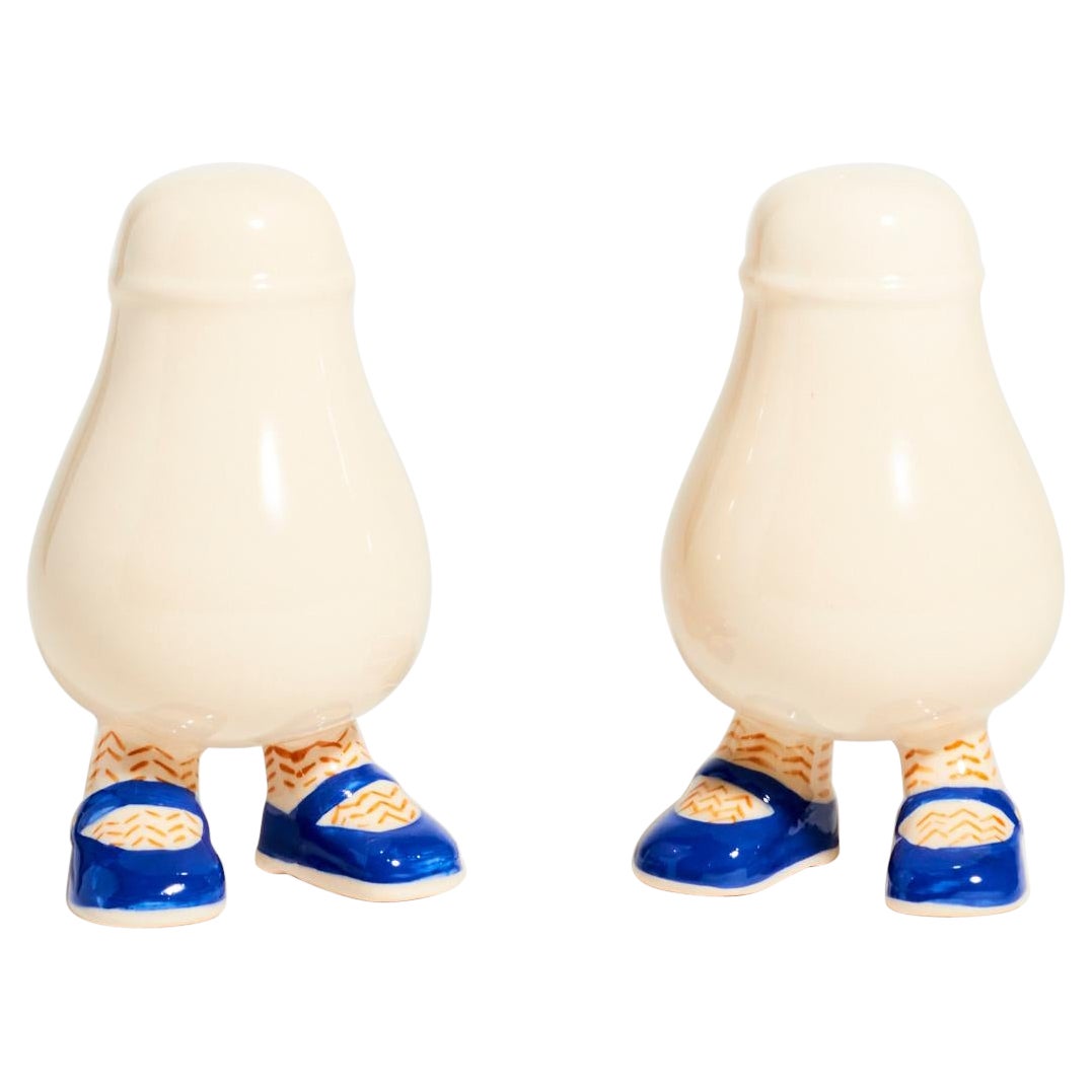 English Novelty Salt and Pepper Shakers