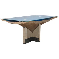 Mirror Abyss Dining Table Table by Duffy London