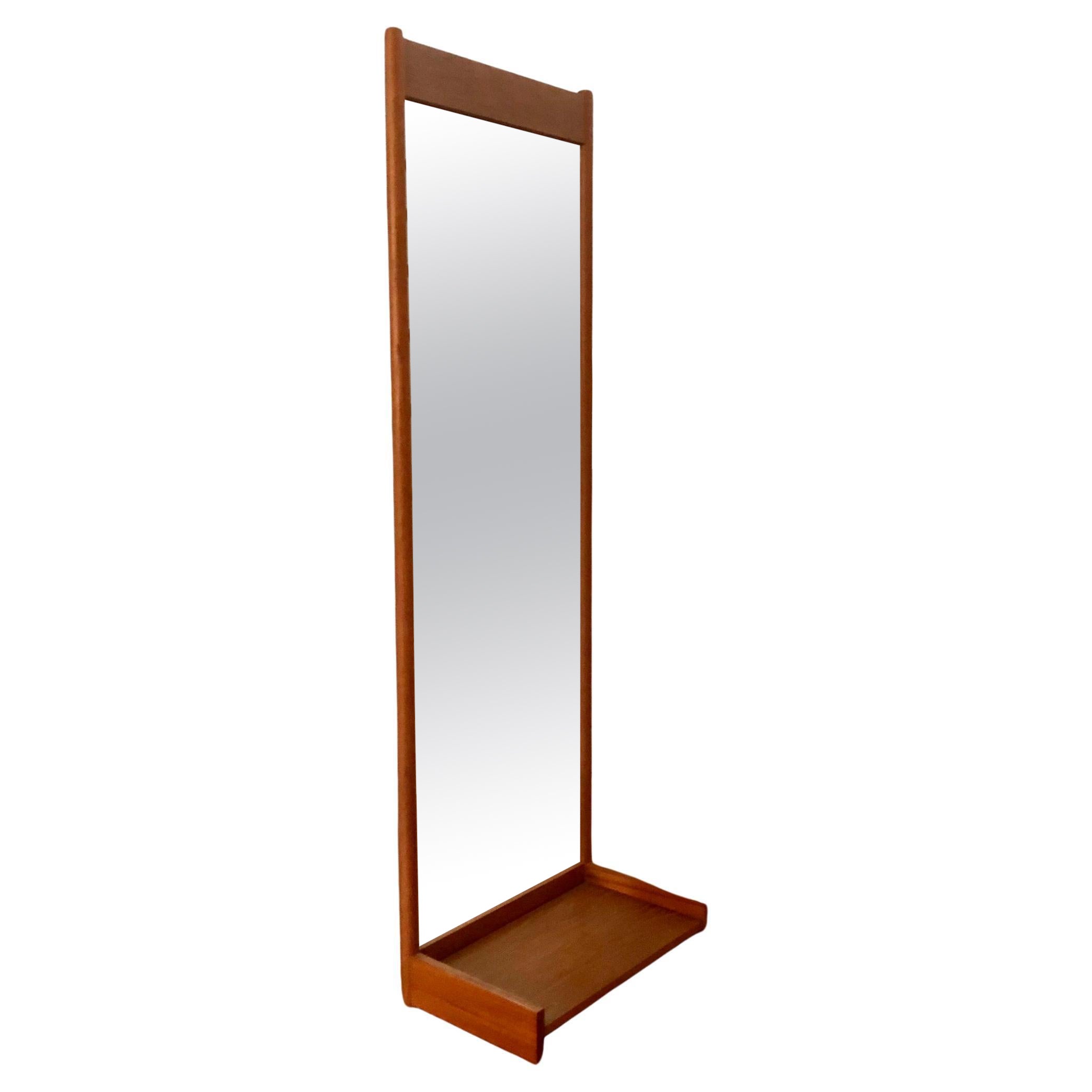 Swedish Luxus Scandinavian Modern Entry Way Mirror with Tray