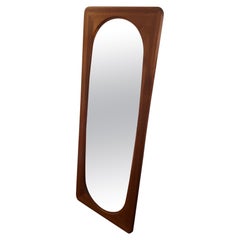 Danish Modern Large Teak Mirror by Eilstrup Furniture 1960s