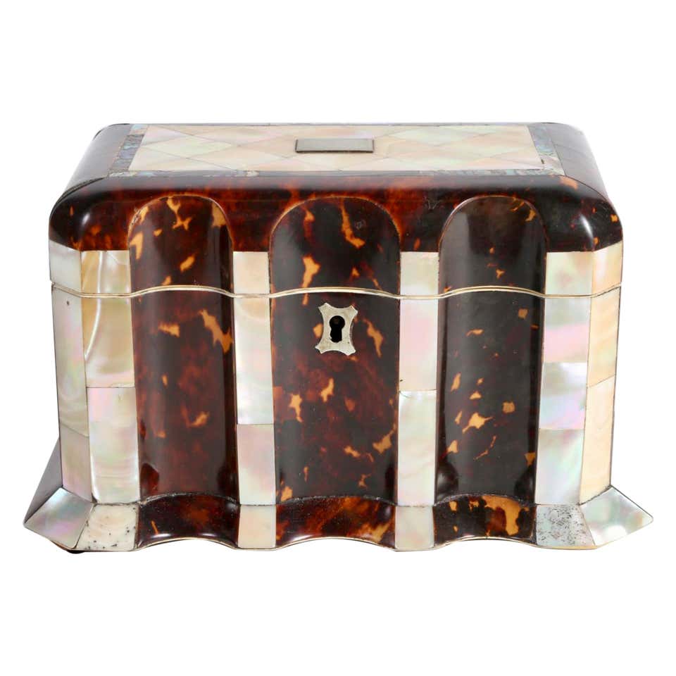 Tortise Shell Box Tortoise Shell Boxes - 54 For Sale at 1stDibs | antique tortoise shell ...