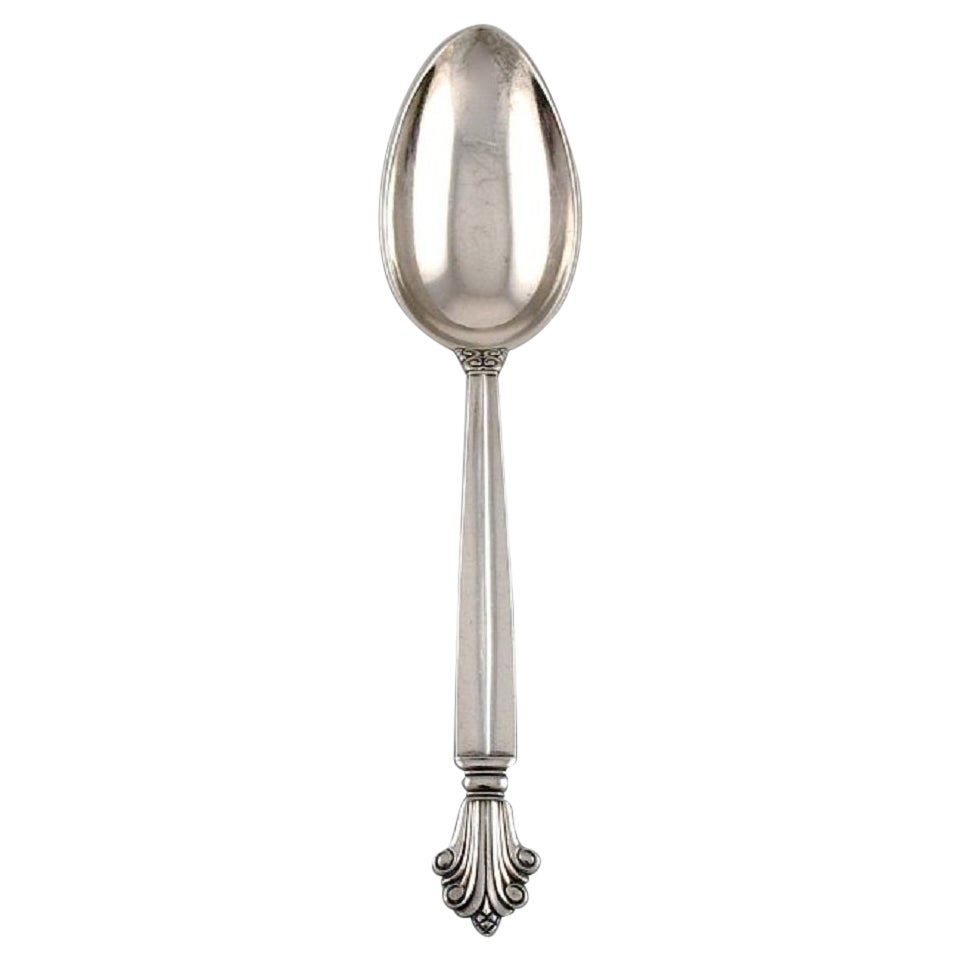 Georg Jensen Acanthus Tablespoon in Sterling Silver For Sale