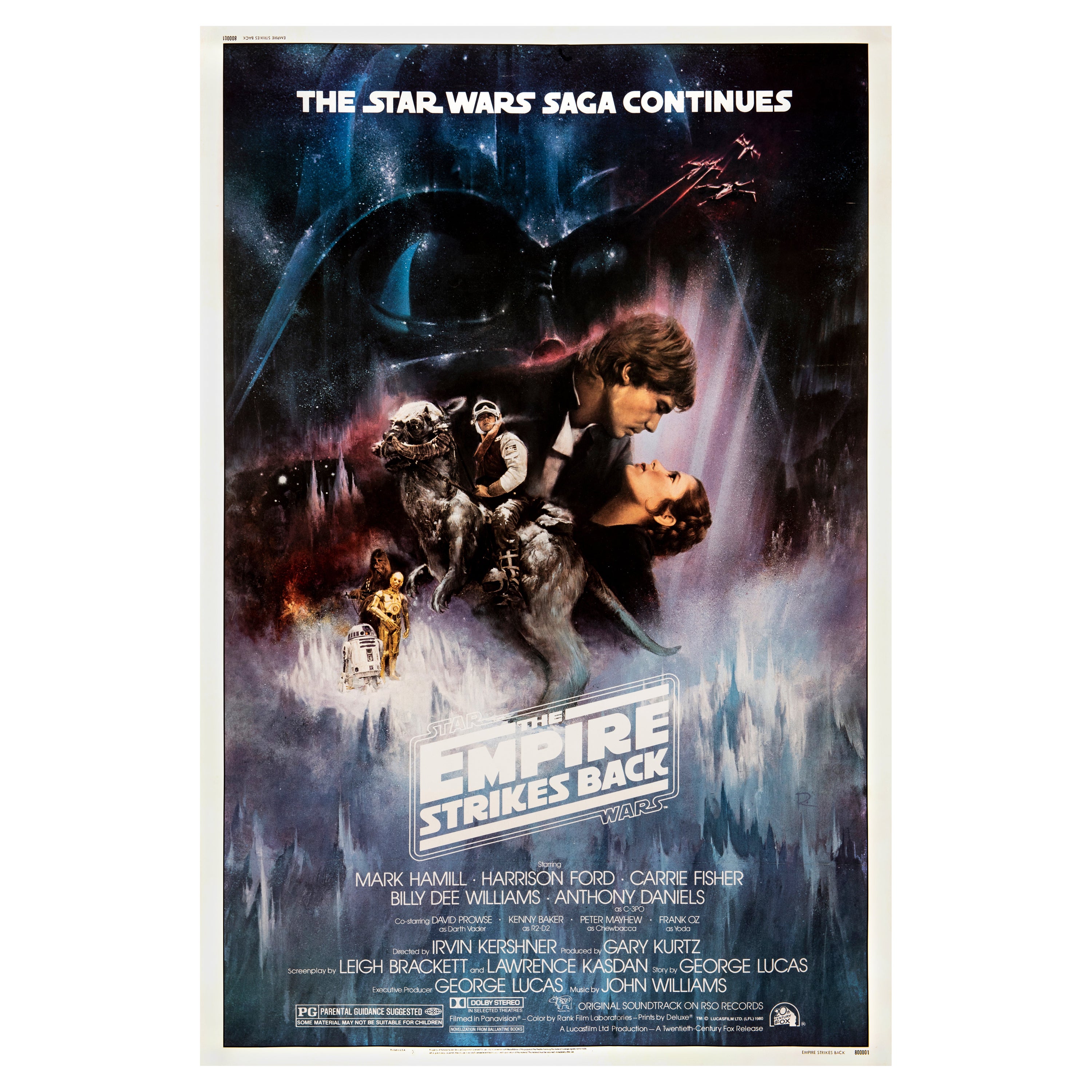 Star Wars 'The Empire Strikes Back' Original US Movie Poster, 1980