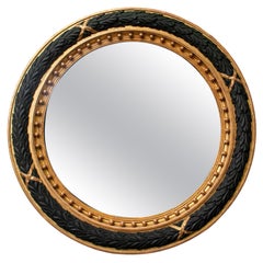 Vintage Federal Style Convex Mirror