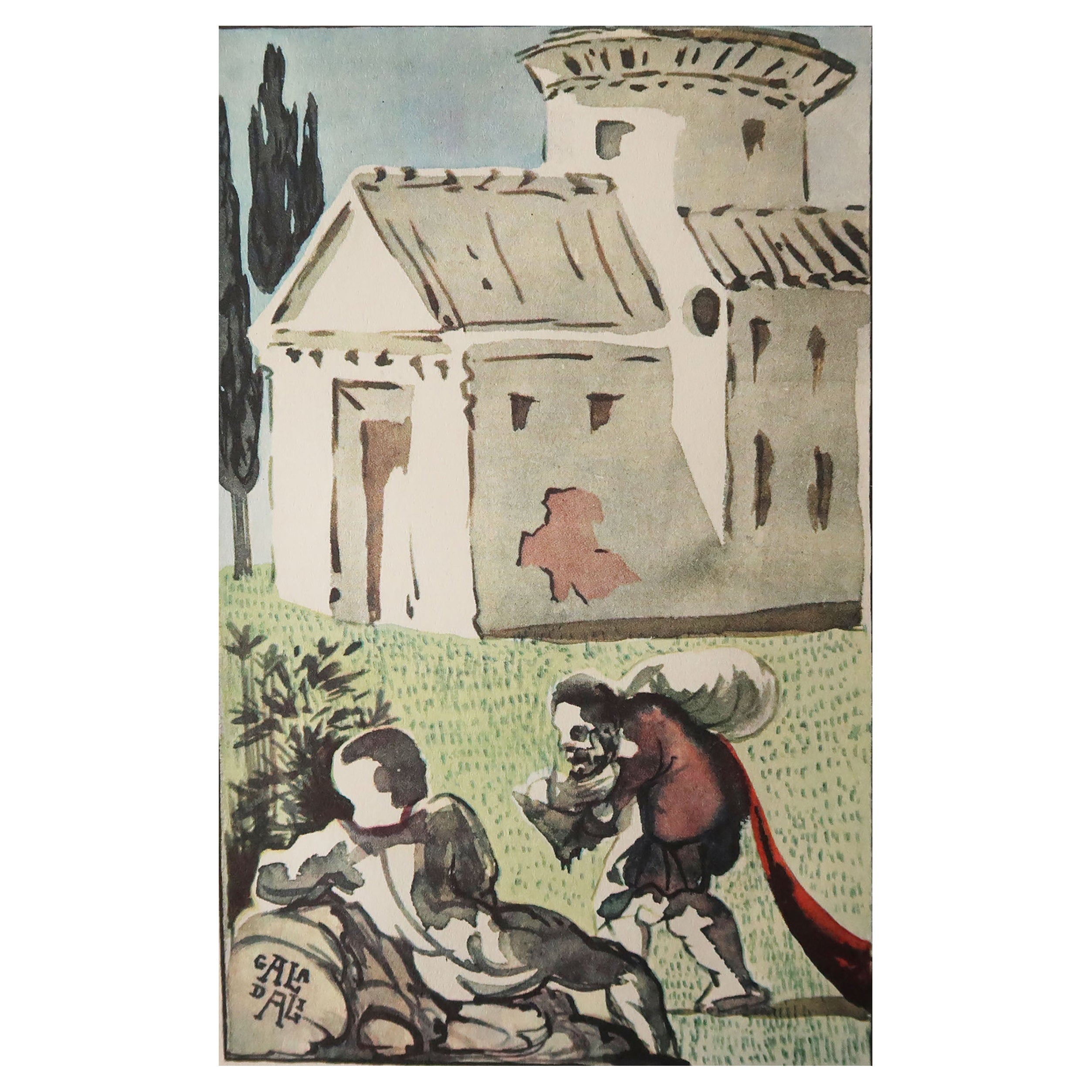 Original Vintage Print by Salvador Dali, 1947