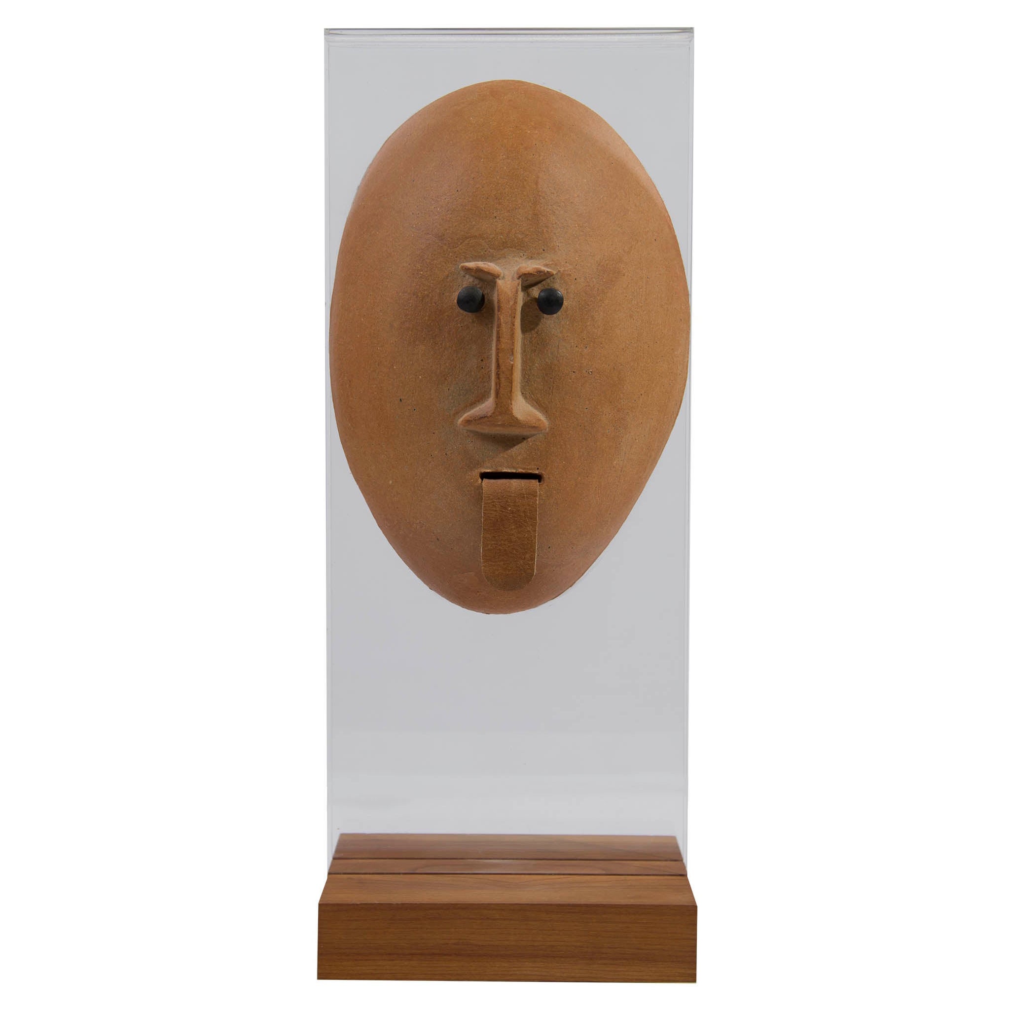 David Gil Bennington Potters Split Head Sculpture