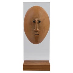 David Gil Bennington Potters Split Head Sculpture