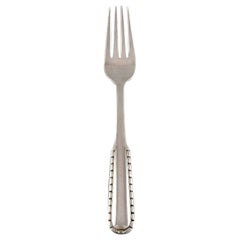 Georg Jensen Rope Dinner Fork in Sterling Silver, Two Forks Are Available 