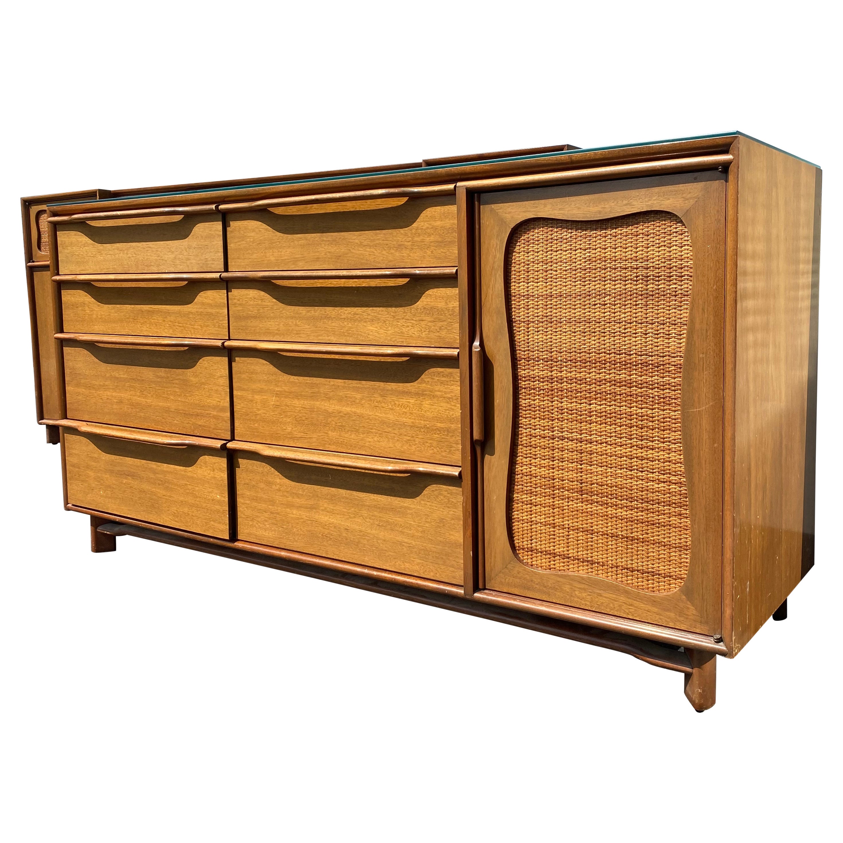 Mid-Century Dresser Buffet Sideboard Credenza by Hickory Manufacturing Co.