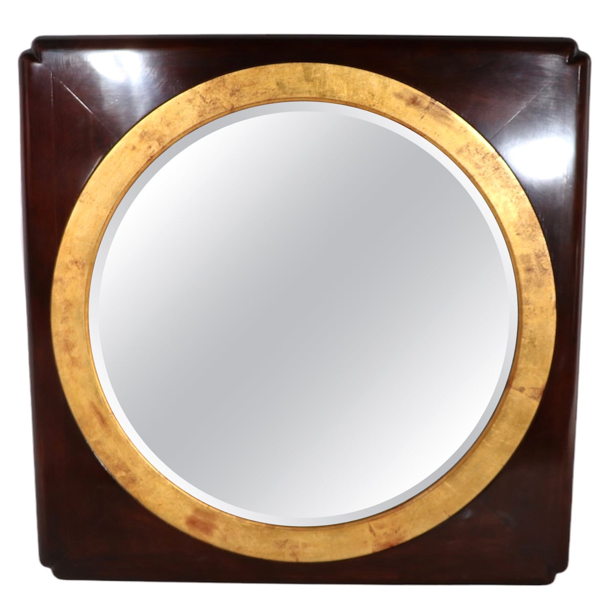 Hollywood Regency Asia Modern Style Mirror by Henredon, Ca 1970/1980's For Sale
