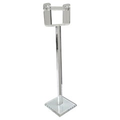Mid-Century Modern Acrylic Lucite Toilet Paper Stand