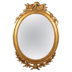 George III Style Giltwood Mirror, 19th Century