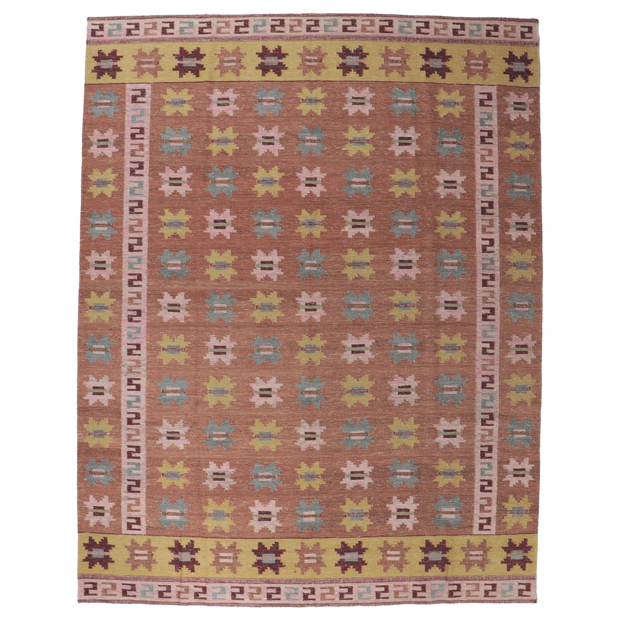 New Swedish Style Kilim Rug Inspired by Marta Maas-Fjetterstrom