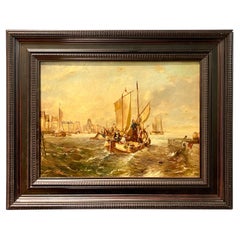 J. Clark Signed Oil Painting