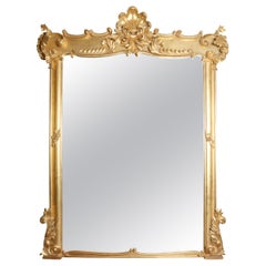 Large 19th Century William IV Overmantle Mirror