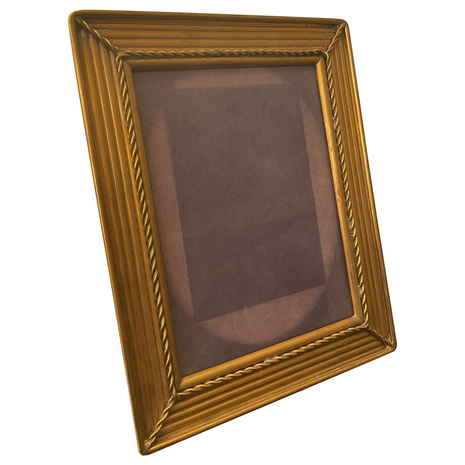 Italian Picture Frame in Brass, Italy, 1960