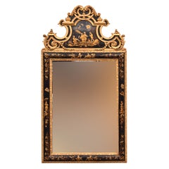 Antique Italian Chinoiserie Mirror, 1920s