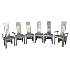 Custom Studio Design Steel Dining Chairs
