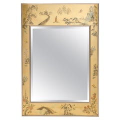 La Barge Gold Leaf Chinoiserie Mirror