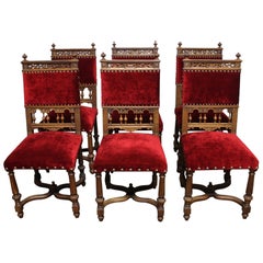 Antique French, 19th Century, Dining Room Chairs