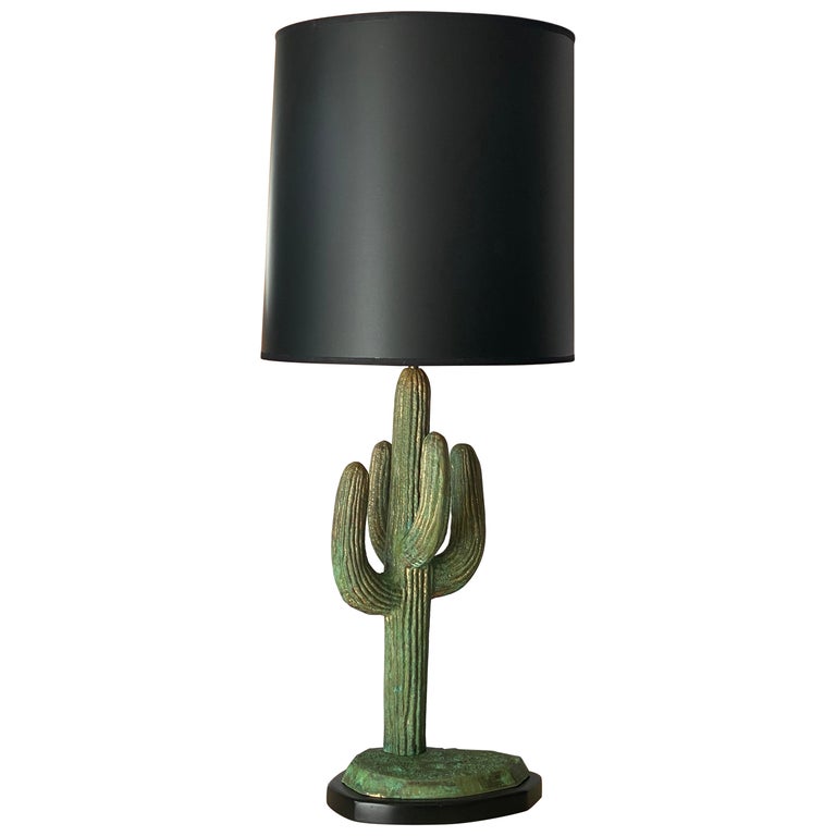 Brass Saguaro Cactus Lamp For Sale at 1stDibs | cactus table lamp, cactus  lamps, saguaro lamp