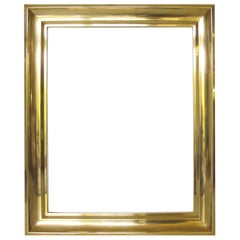 1940s Brass Frame for Painting, Drawing or Mirror