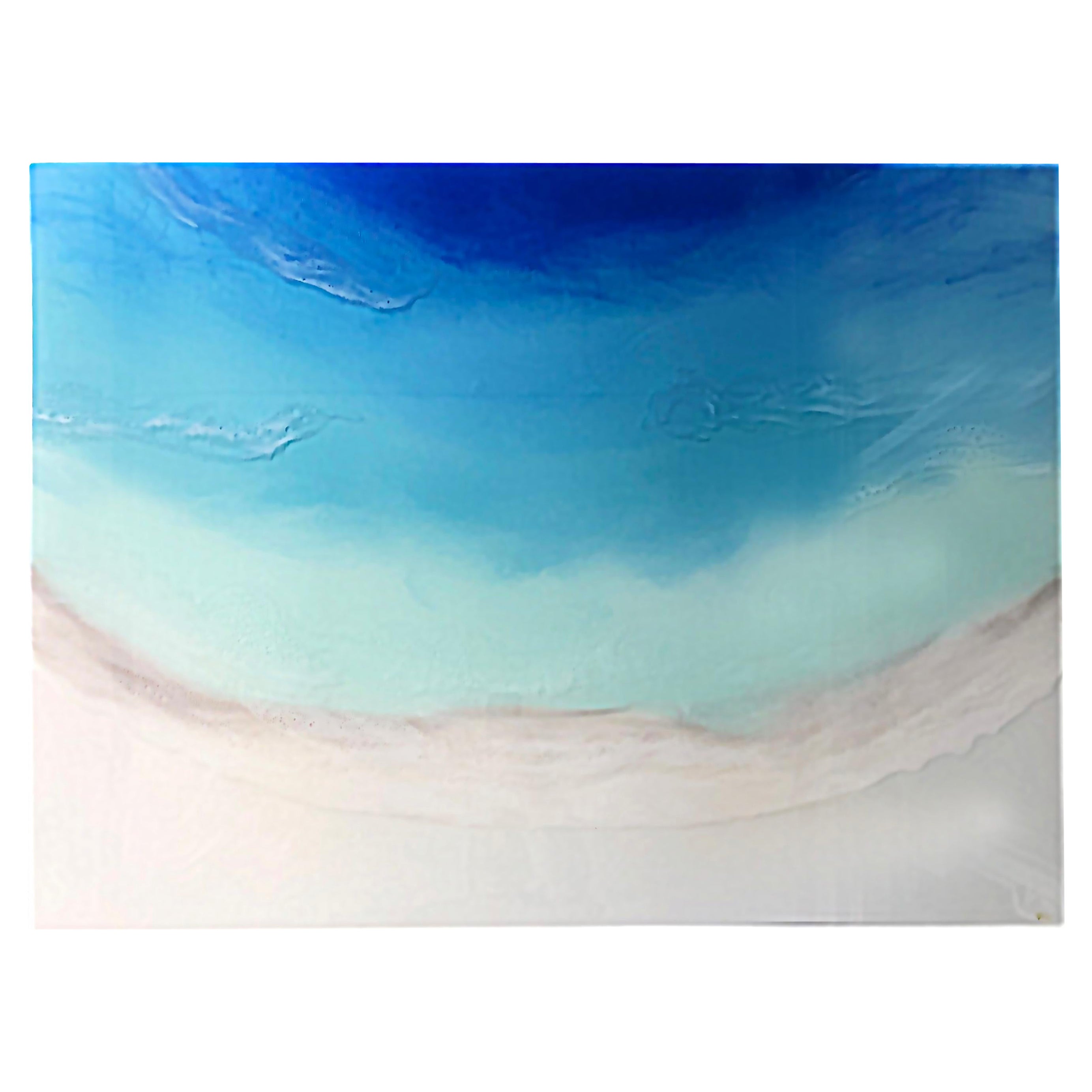 Ozean-Szene Gemälde der kolumbianischen Künstlerin Alejandra Lopez Florez