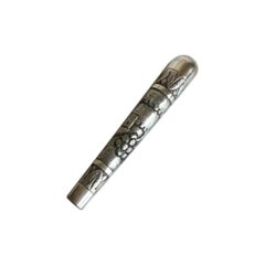Canehandle or Umbrella Handle in Silver from the West Indies