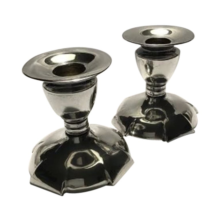 Sterling Silver Candlesticks For Sale at 1stDibs