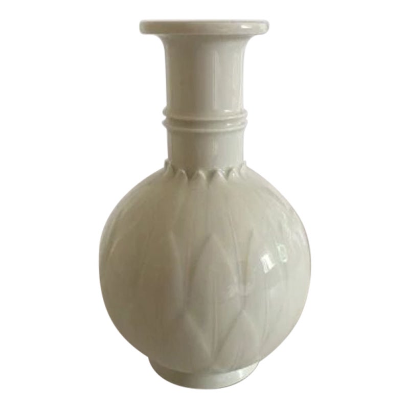 Royal Copenhagen Blanc de Chine Vase by Arno Malinowski No 3309 For Sale