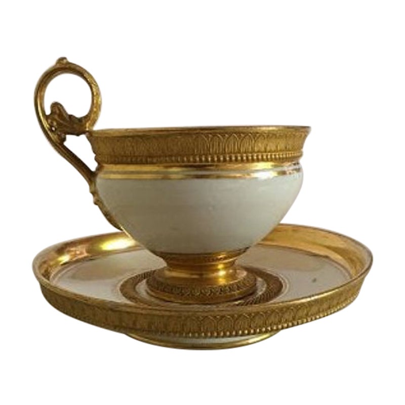 Royal Copenhagen Empire Cup from 1820-1850 For Sale