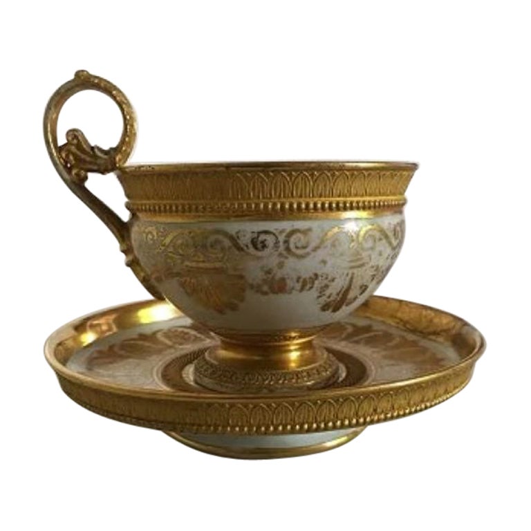 Royal Copenhagen Empire Cup from 1820-1850 For Sale