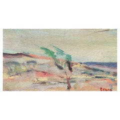 Jacques Pinon, French Expressionist Landscape Oil Painting