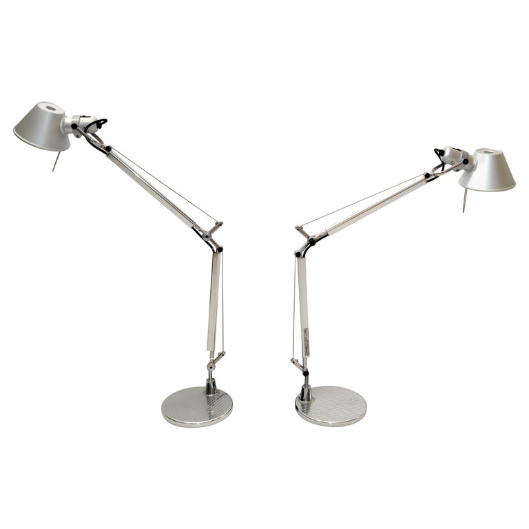 Tolomeo Mini Table Lamp Fassina De Lucchi Pair of Desk Light for Artemide,  Italy For Sale at 1stDibs