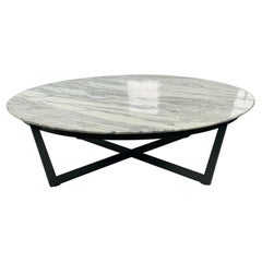 Element Coffee Table with Carrara Marble Top by Camerich