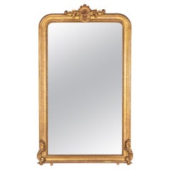 19th Century French Louis Philippe Gilded Mirror