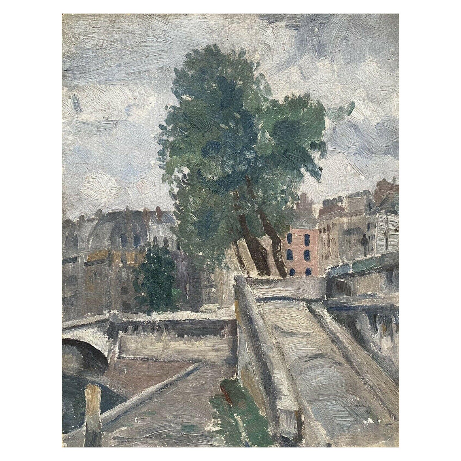 Geneviève Zondervan, peinture à l'huile post-impressionniste française, Paris