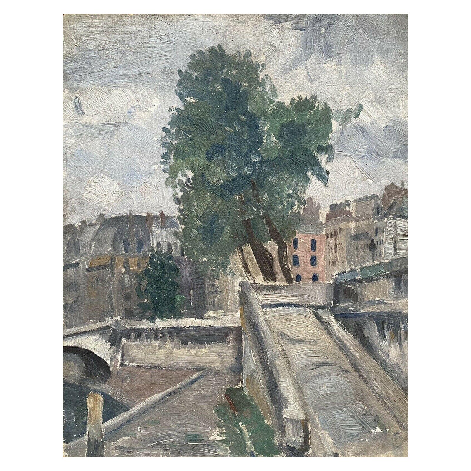 Genevieve Zondervan, französisches postimpressionistisches Ölgemälde, Paris