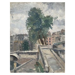 Genevieve Zondervan, French Post Impressionist Oil Painting, Paris