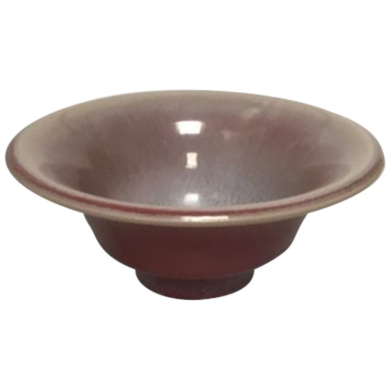 Royal Copenhagen Early Stoneware Bowl by Christian Joachim No S-409 For Sale