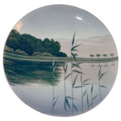 Royal Copenhagen Art Nouveau Wall Plate No 1302/1128