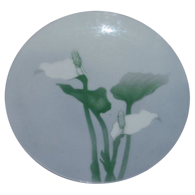 Royal Copenhagen Art Nouveau Plate Early Pre 1893 For Sale