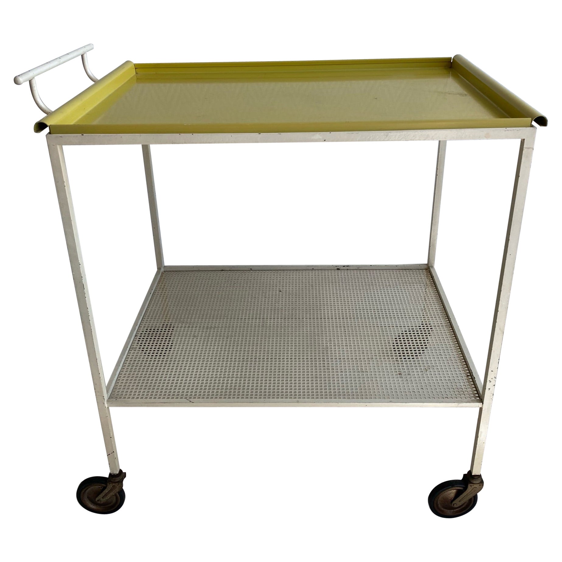 Mid-Century Modern Mathieu Mategot Tray Table, Trolley, Ca. 1960s For Sale