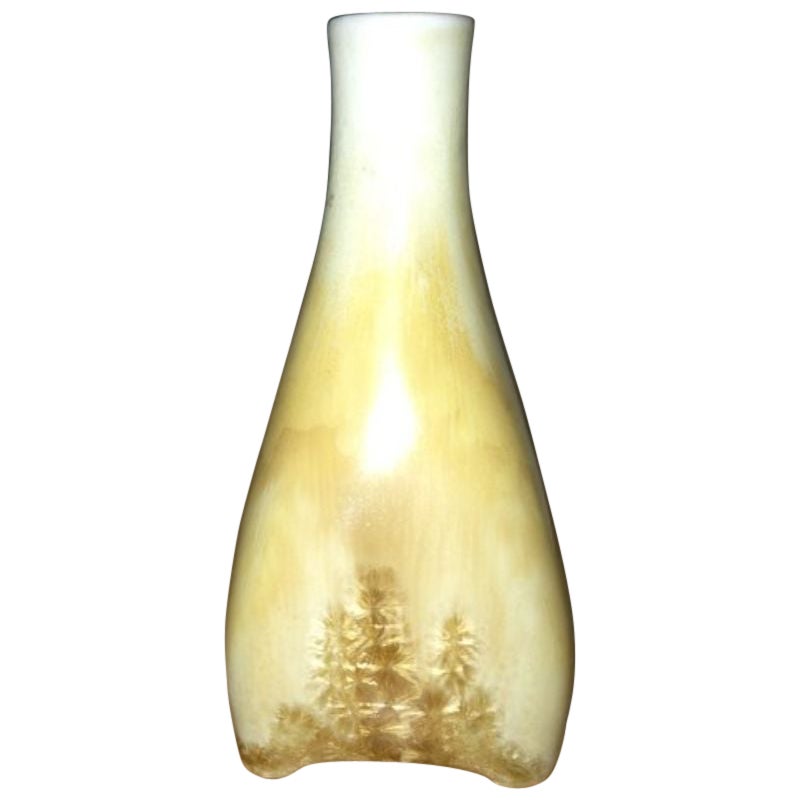 Royal Copenhagen Art Nouveau Crystalline Glaze Vase No 213 Valdemar Engelhardt For Sale